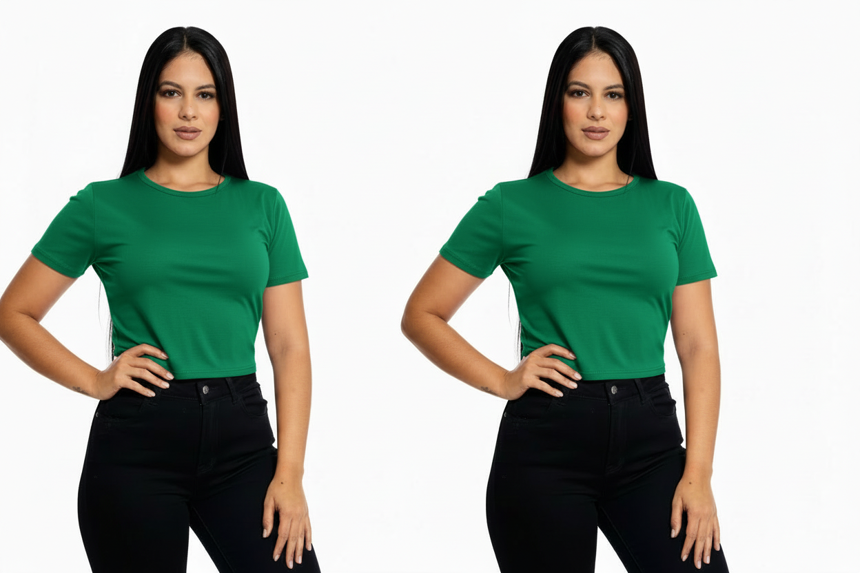 Camisa dama blusa verde esmeralda Chic mi CTD1155-31 390345