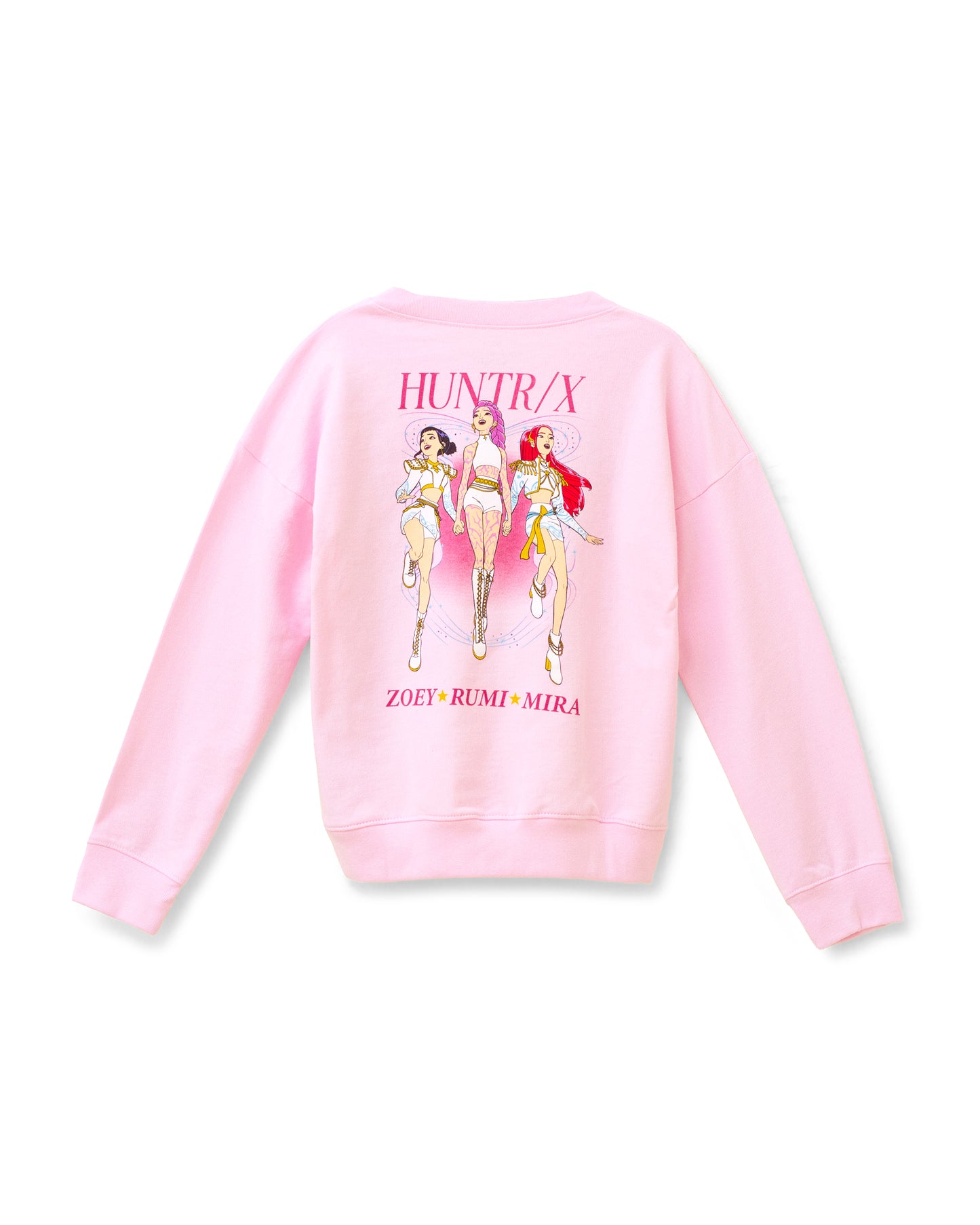 Set conjunto 2 piezas camisa sudadera sueter pantalon jogger rosado niña K pop Huntrix St Jacks 2500002002
