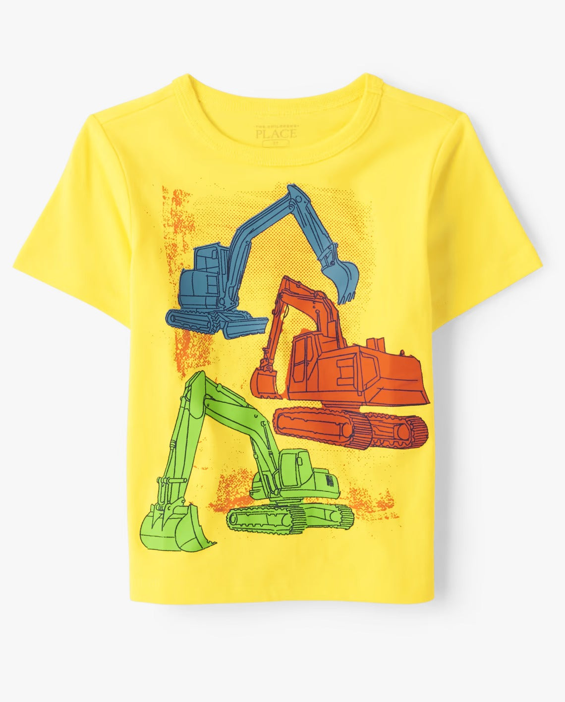 Camisa amarilla construcción Children Place bebe niño