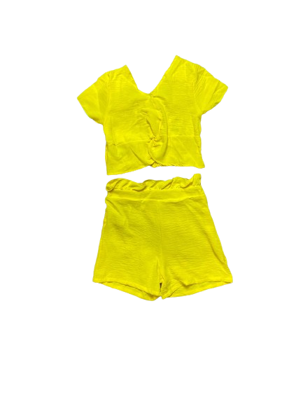 Set 2 piezas niña amarillo