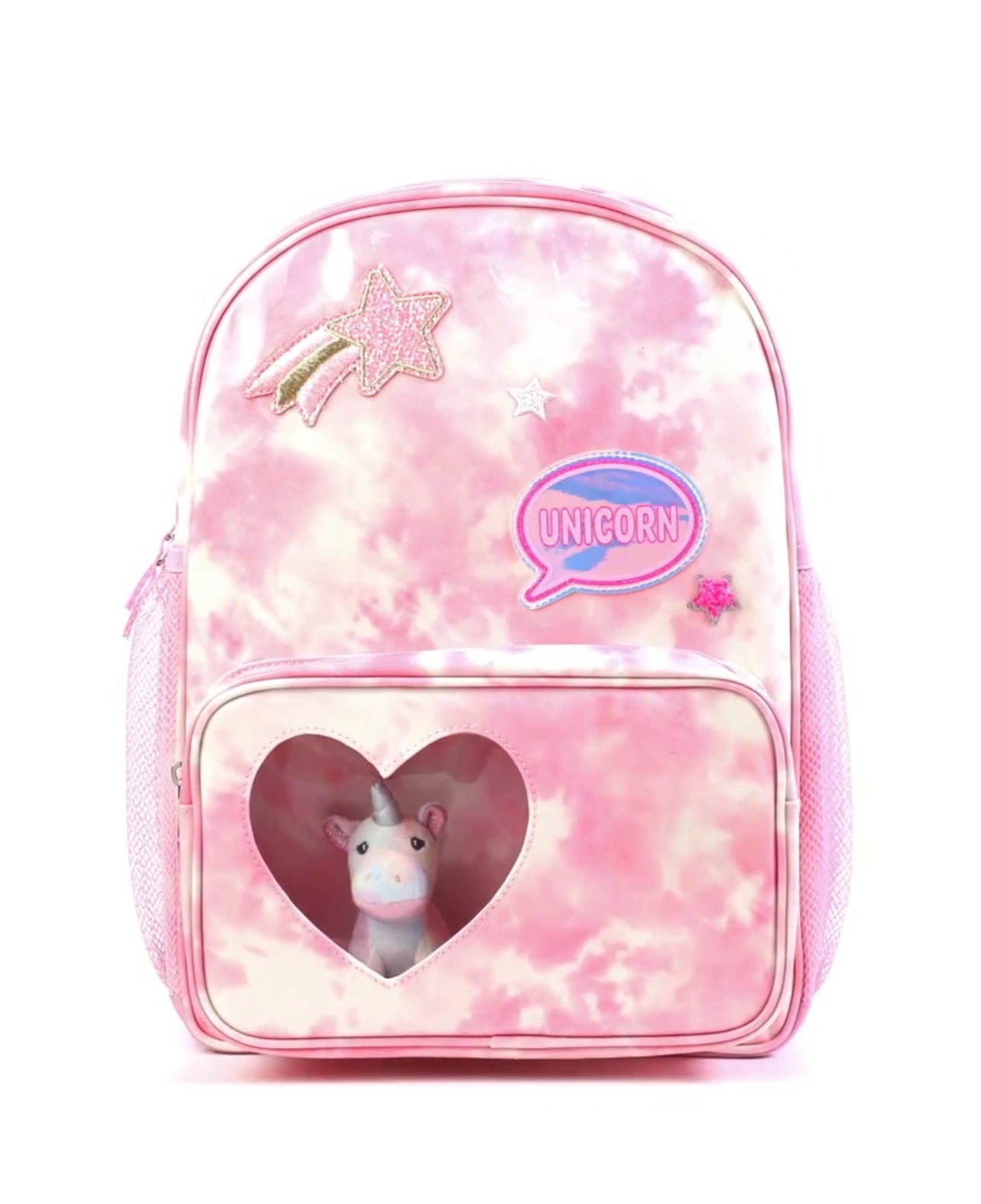 Mochila rosada Childrens place niña con unicornio grande escuela o colegio