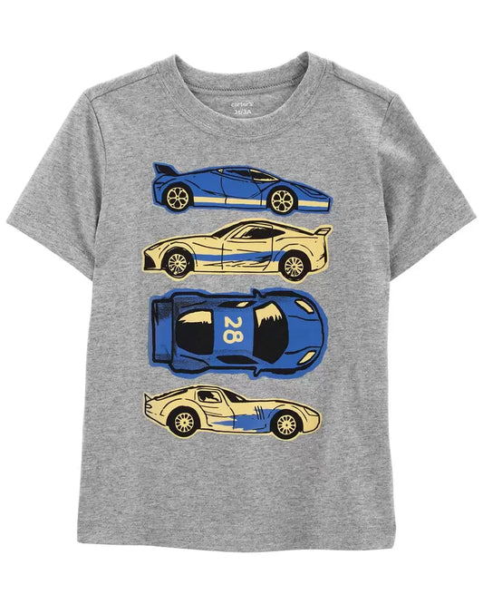 Camisa gris carros Carters niño