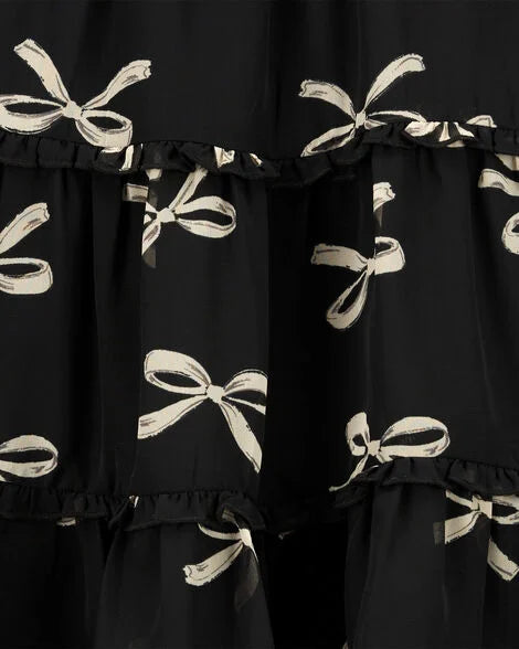 Vestido negro chongos niña Carters