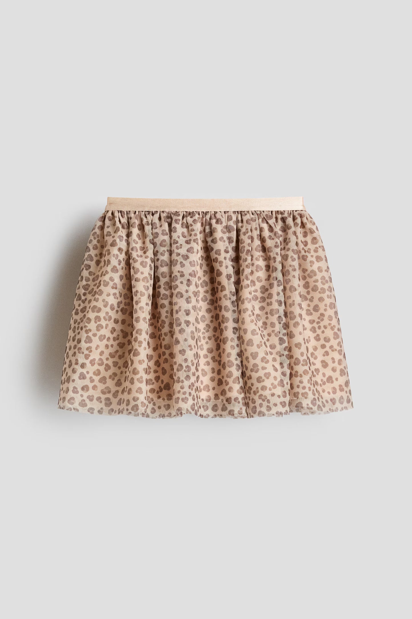 Falda tutu cafe animal print tigreada niña H&M 1331101001010