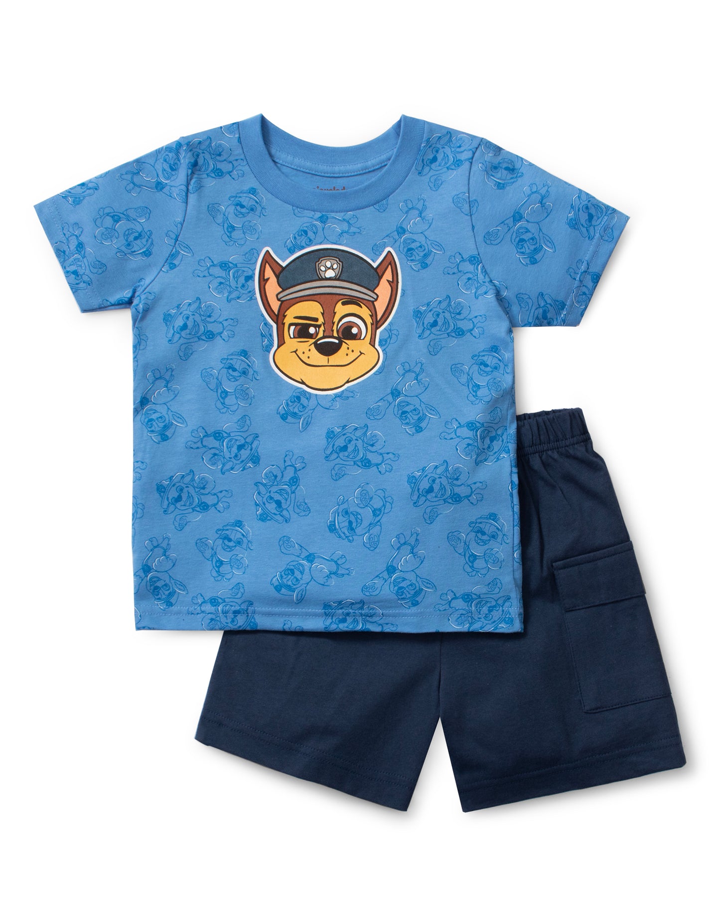 Set conjunto Nickelodeon St Jacks Short Azul Camisa Azul Blanco Niño 3000173803