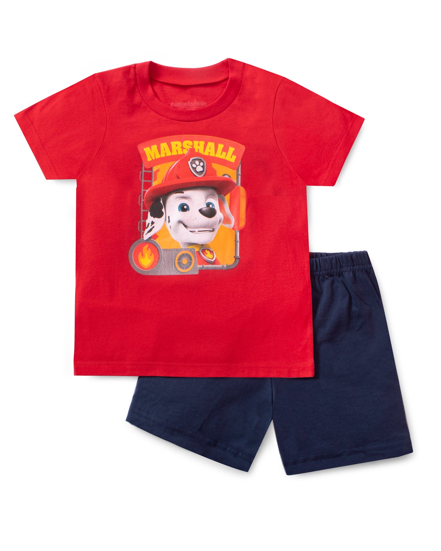Set conjunto Nickelodeon Paw Patrol Short Azul Camisa Rojo St Jacks Niño 3000174002