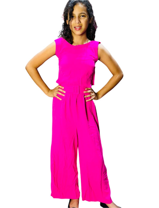 Set 2 piezas niña rosado pantalón camisa Chic mi CGJ1208-15