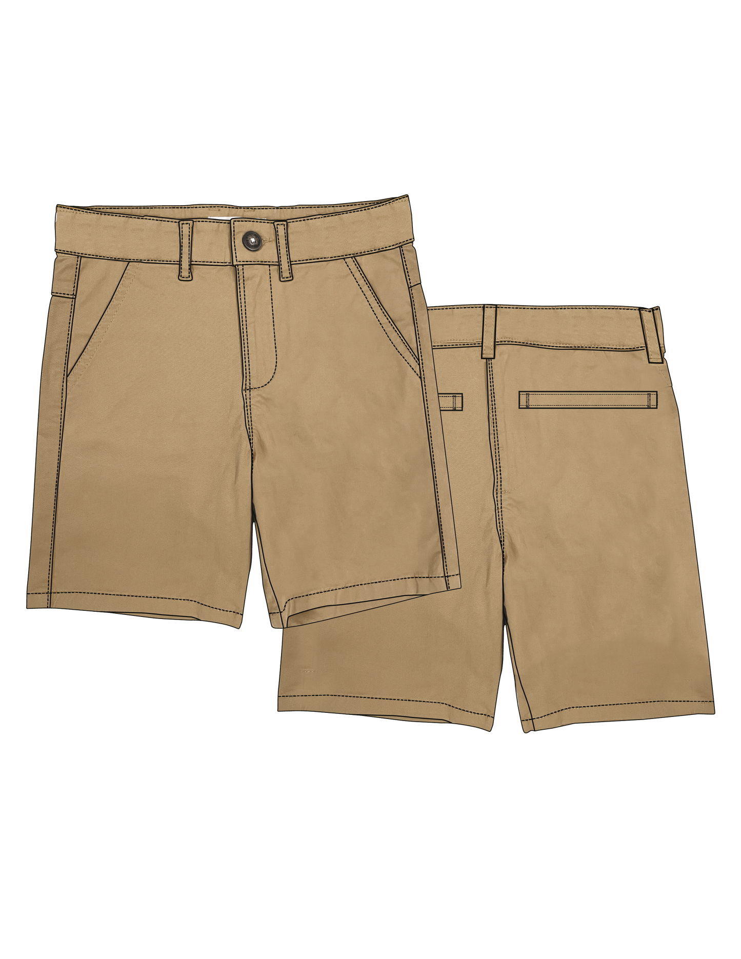 Short beige khaki niño St Jacks 3010026301