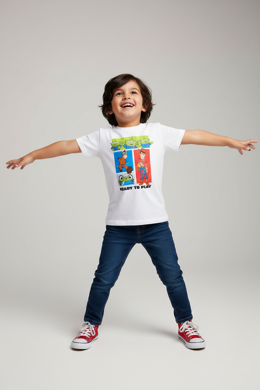 Camisa blanca woody and friends Toy Story niño St Jacks 3030229203
