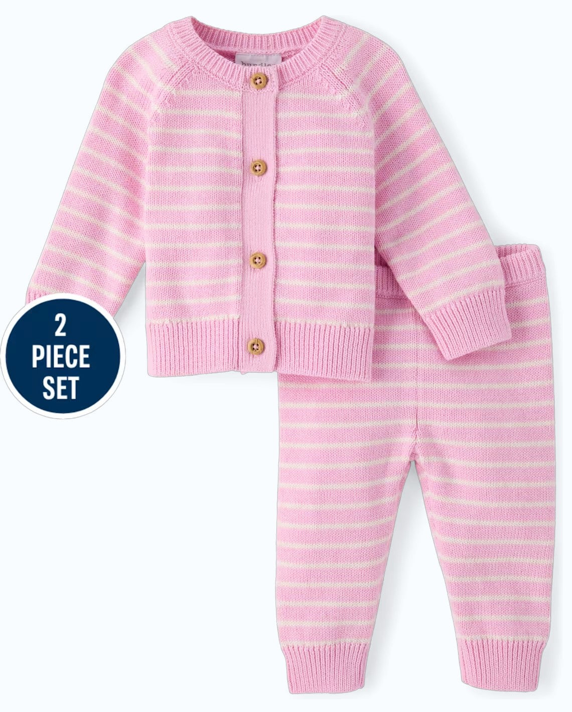 Set conjunto 2 piezas sueter rosado pantalon rosado bebe niña Childrens Place 3058510