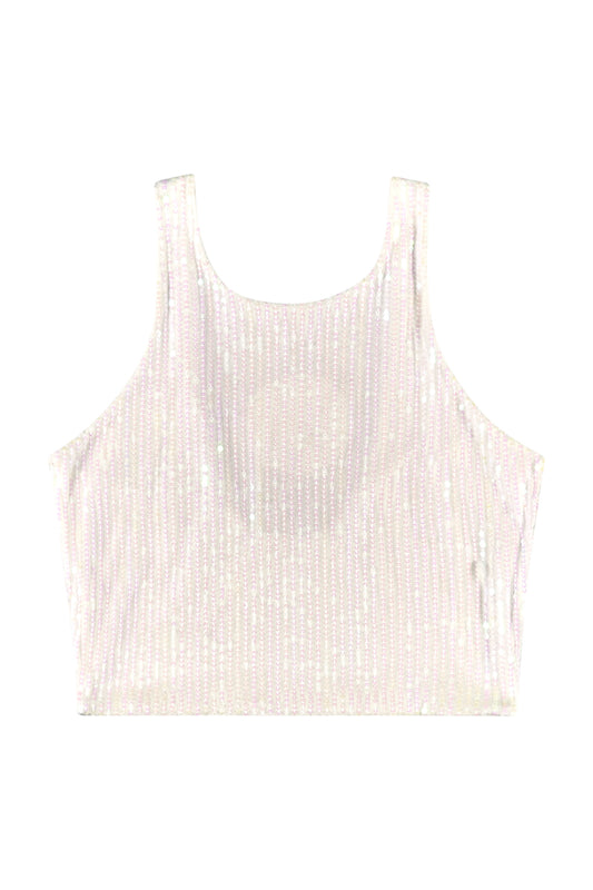 Set Conjunto Gloss blanco Niña Grande lentejuelas 31841-000101