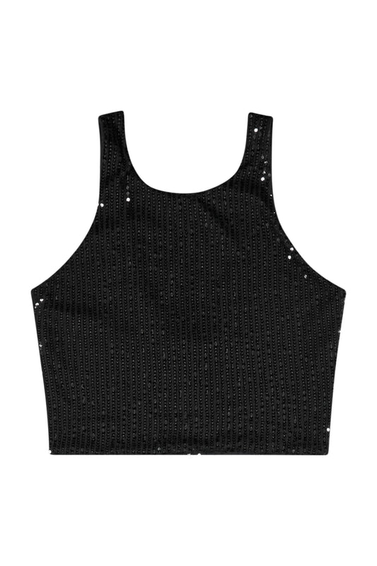 Set camisa short Gloss Negro lentejuelas Niña Grande 31841-008910