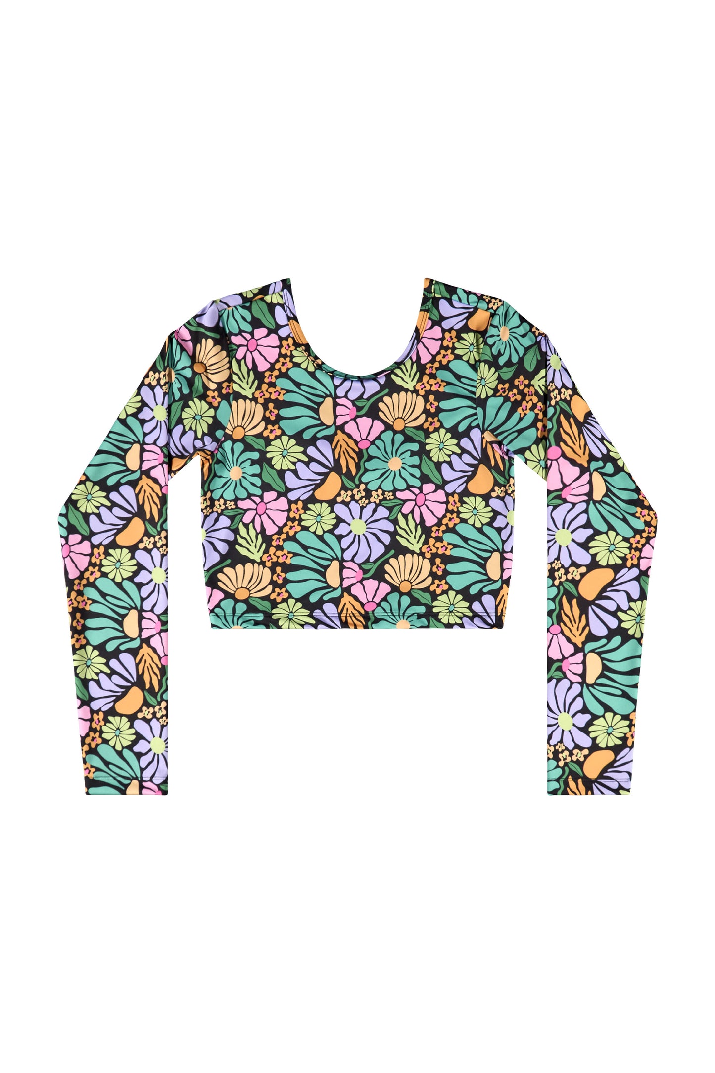 Traje de baño Bikini Gloss Flores Manga Larga Niña Grande 31886_SB0380