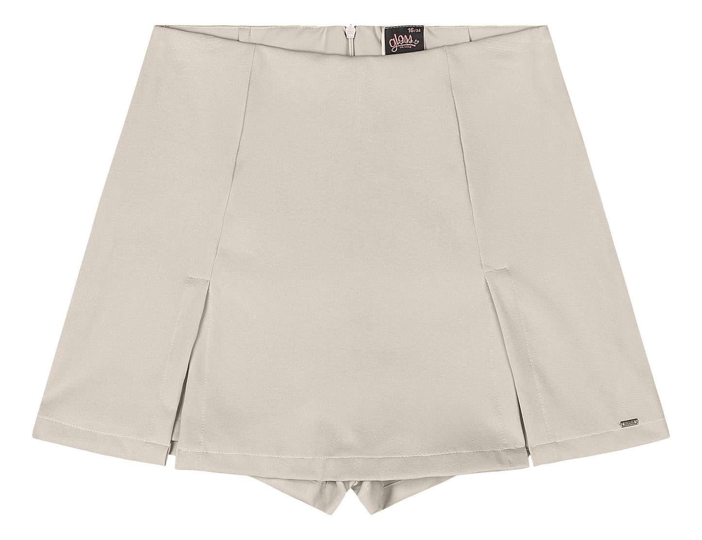 Shorts falda beige niña Gloss 31964-120703
