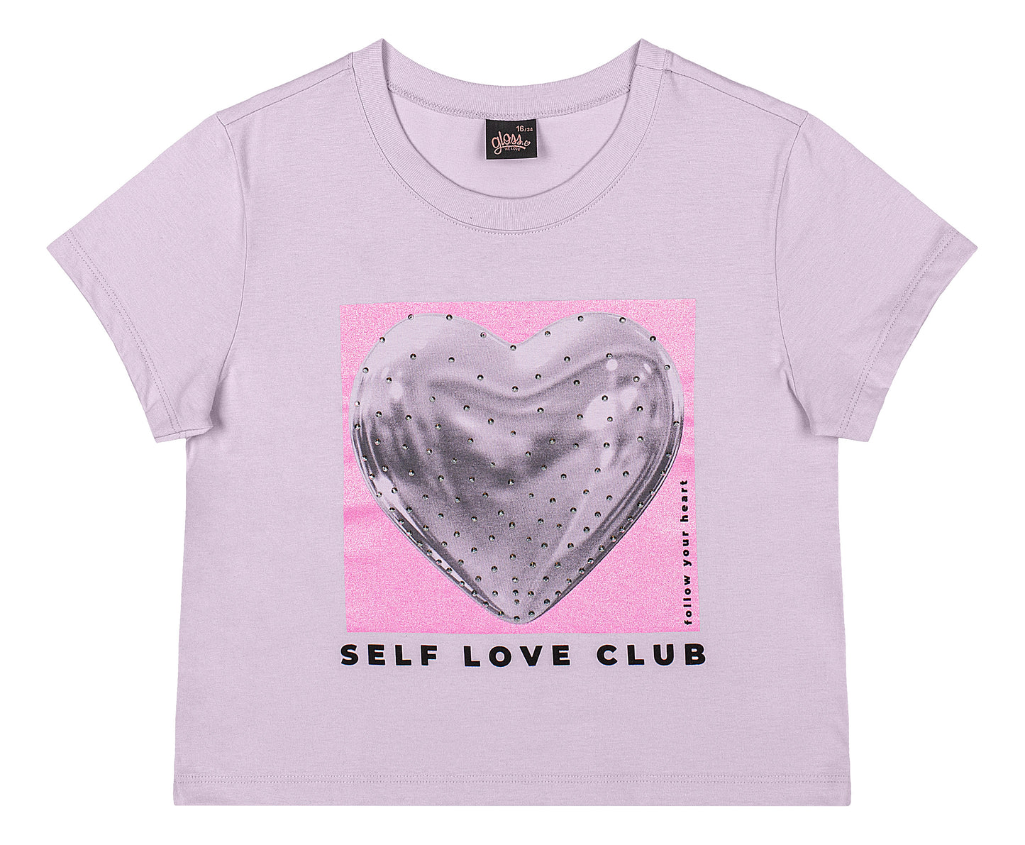 Camisa blusa morado lila corazón niña Gloss 31979-133805