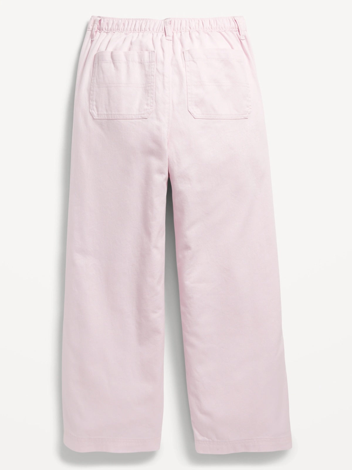 Pantalon rosado claro Old Navy Niña High-Waisted Wide-Leg Chino