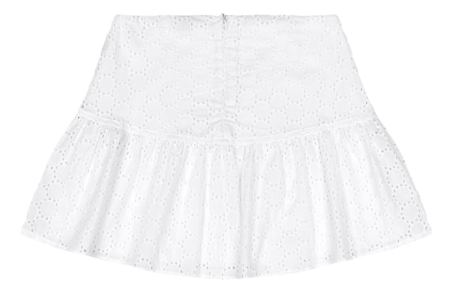 Falda niña blanca Gloss 32033-000101