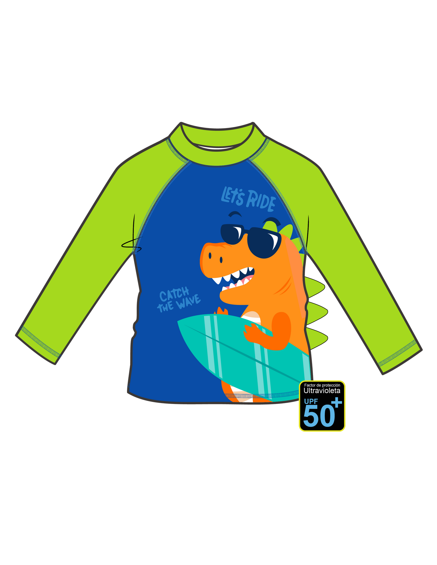 Camisa para traje de baño niño Dino Surf St Jacks 3220005201