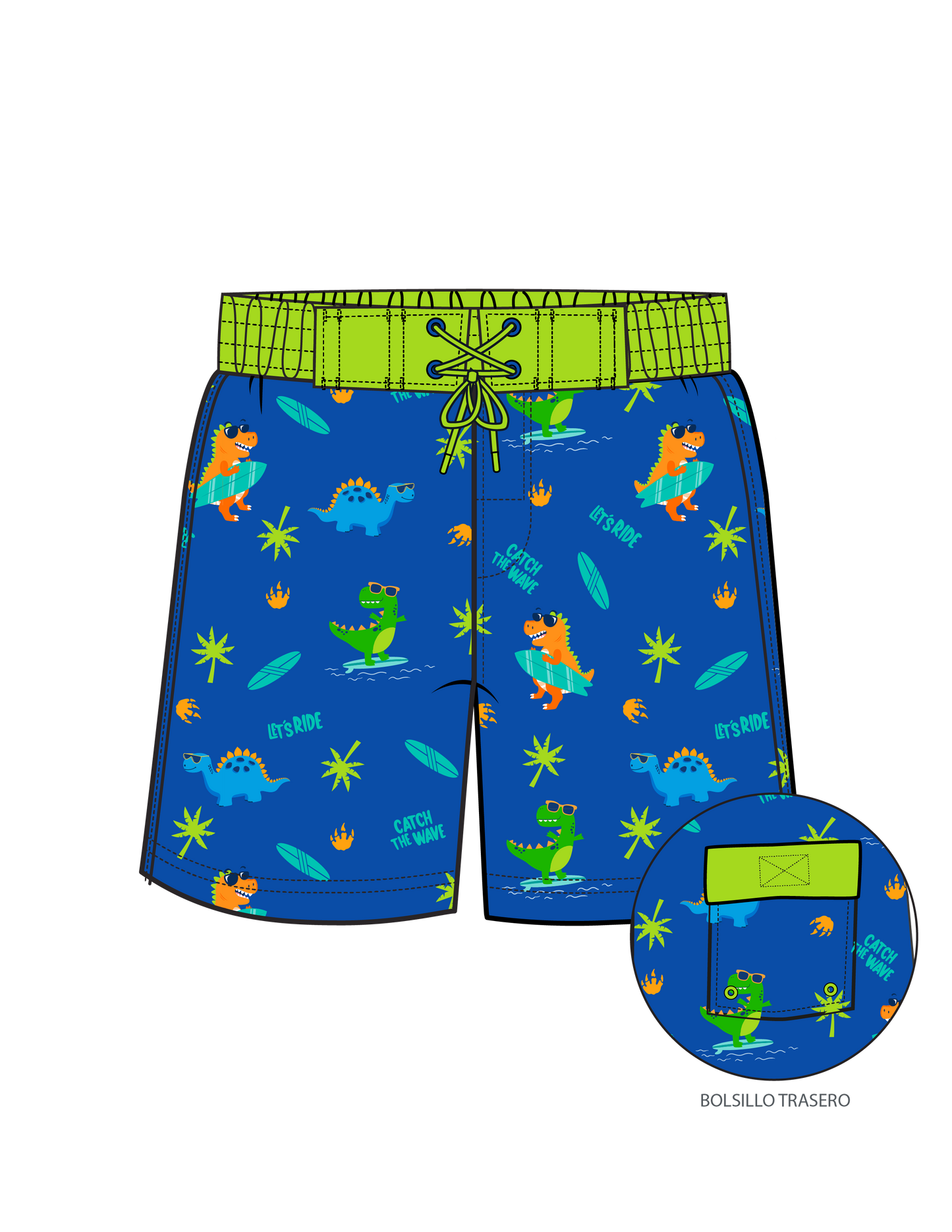 Short de baño niño Dinosaurio St Jacks 3230006901