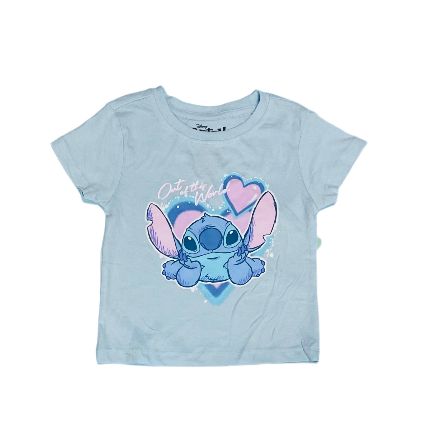 camisa azul celeste Stitch Disney niña