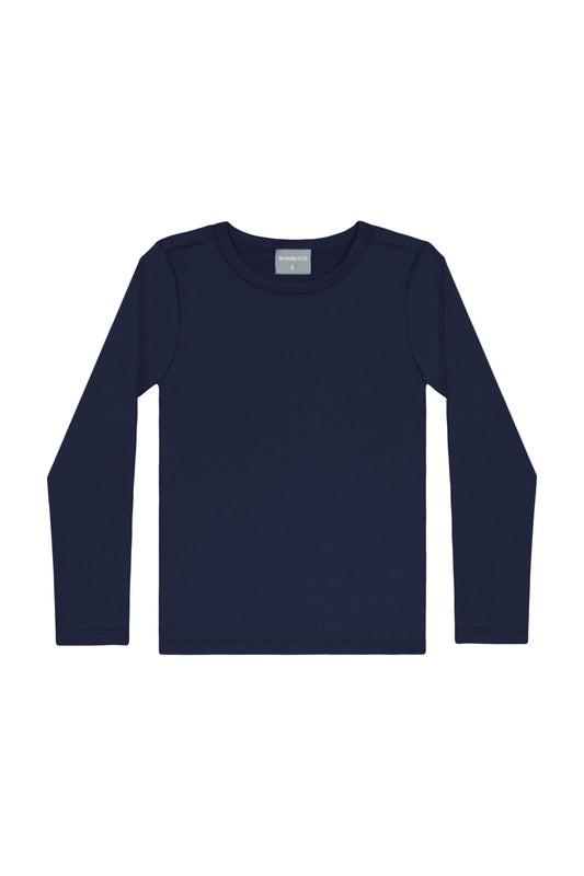 Camisa traje de baño Niño niña  manga larga  azul marino Quimby 34098-193921