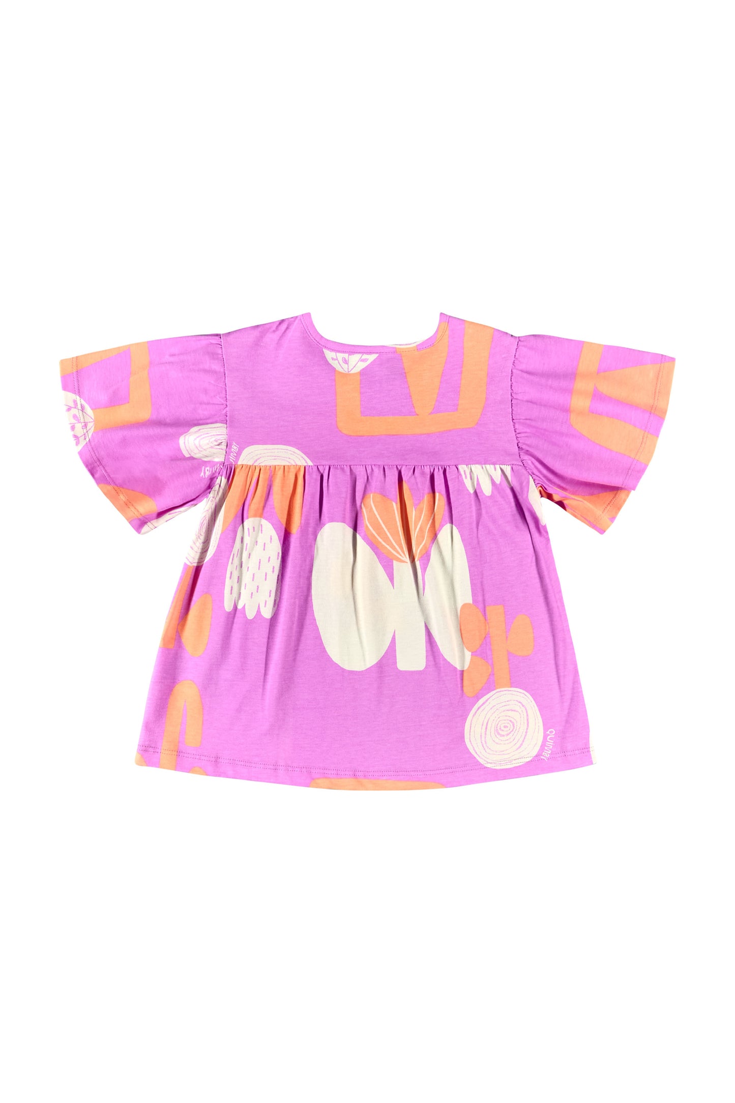 Set camisa y short rosada flores tulipanes niña quimby 34186-FLO984 promo 2x1000