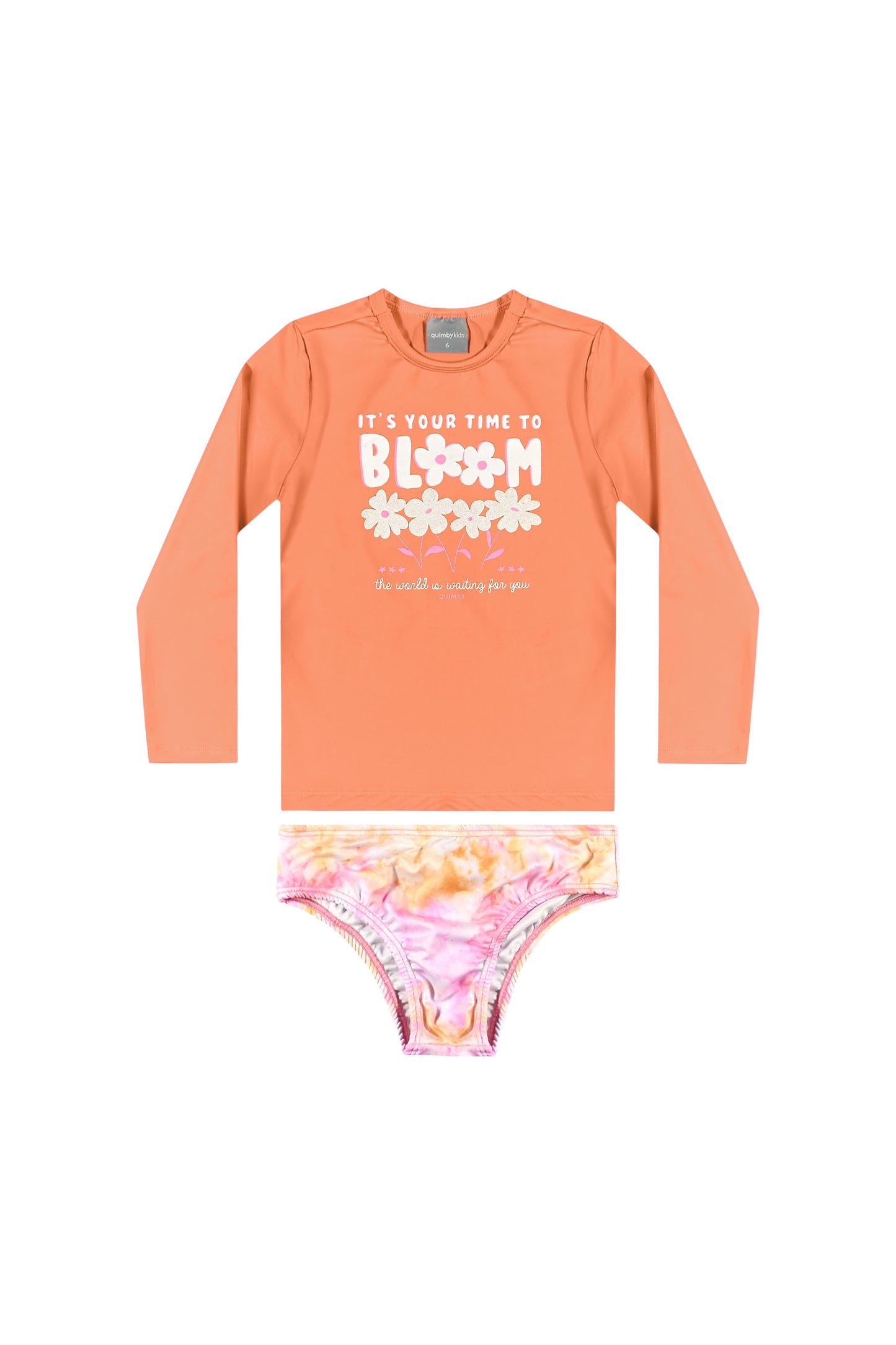 Traje de baño Quimby color naranja 34205 - 022384