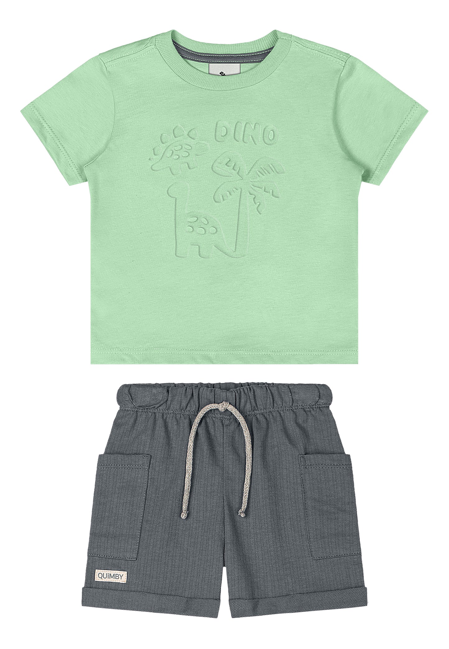 Set conjunto verde bebe niño Quimby 34459-136007