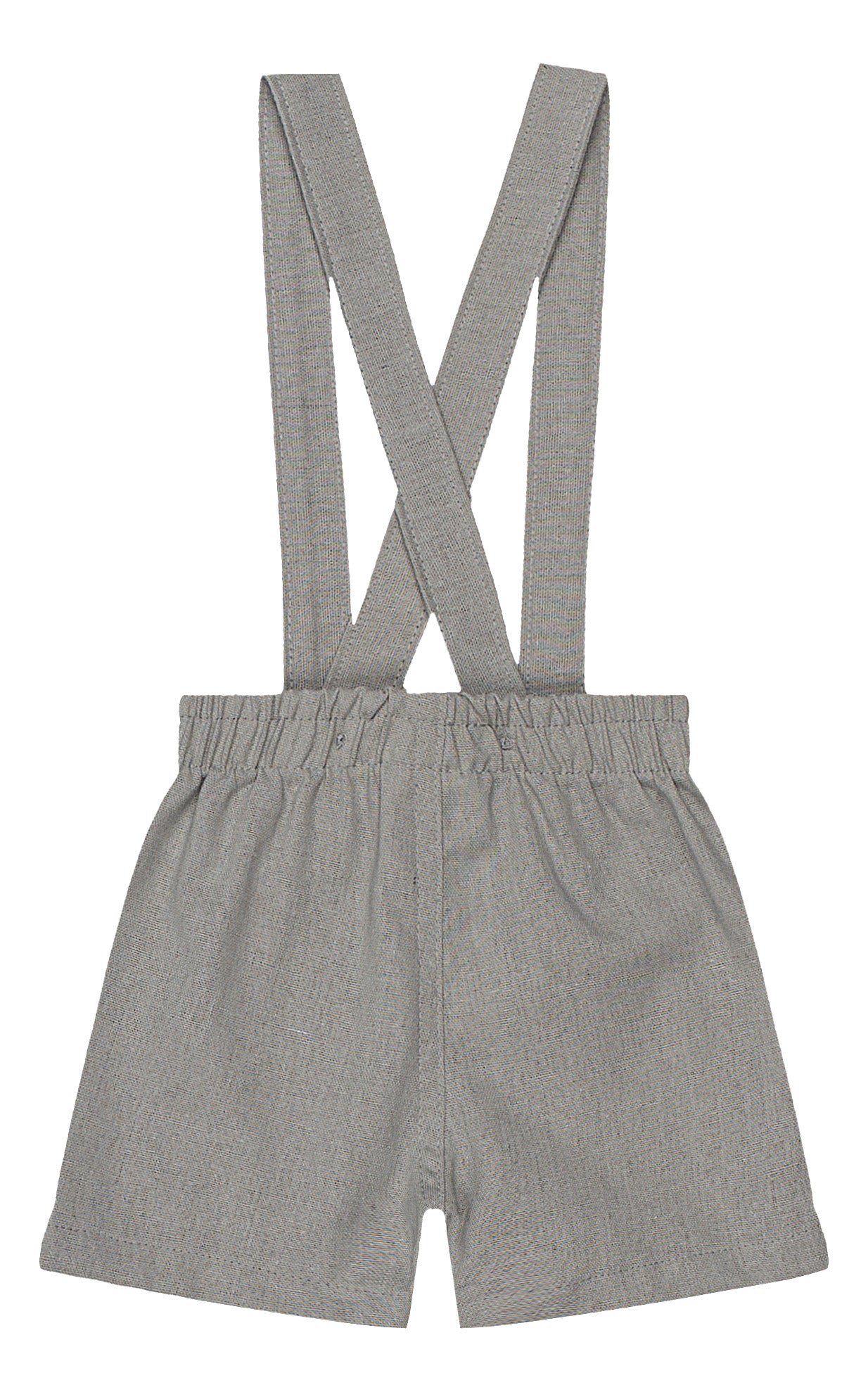 Set conjunto blanco bebe niño Quimby tirantes 34471-000101