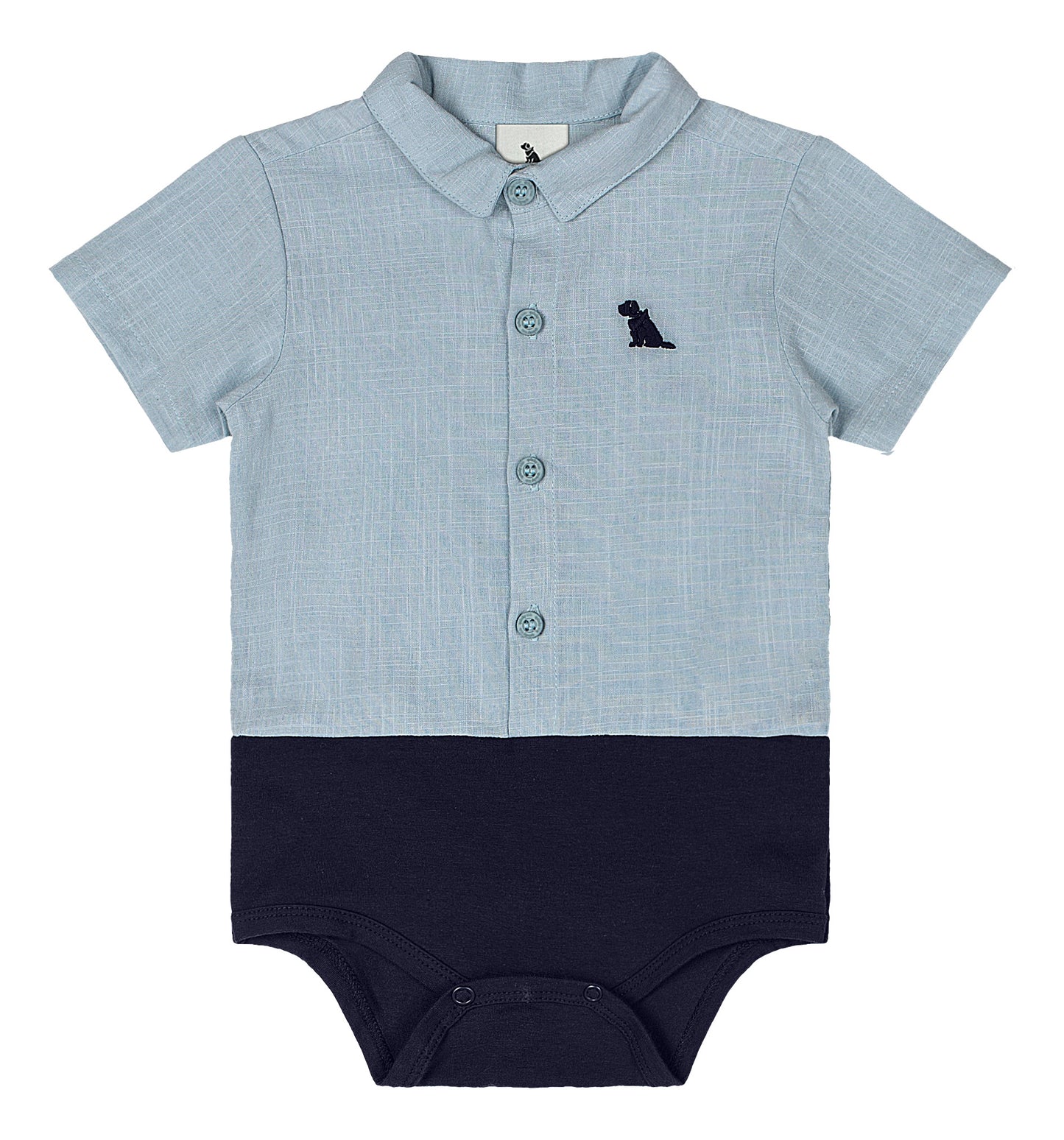 Set conjunto azul bebe niño Quimby tirantes 34471-134304