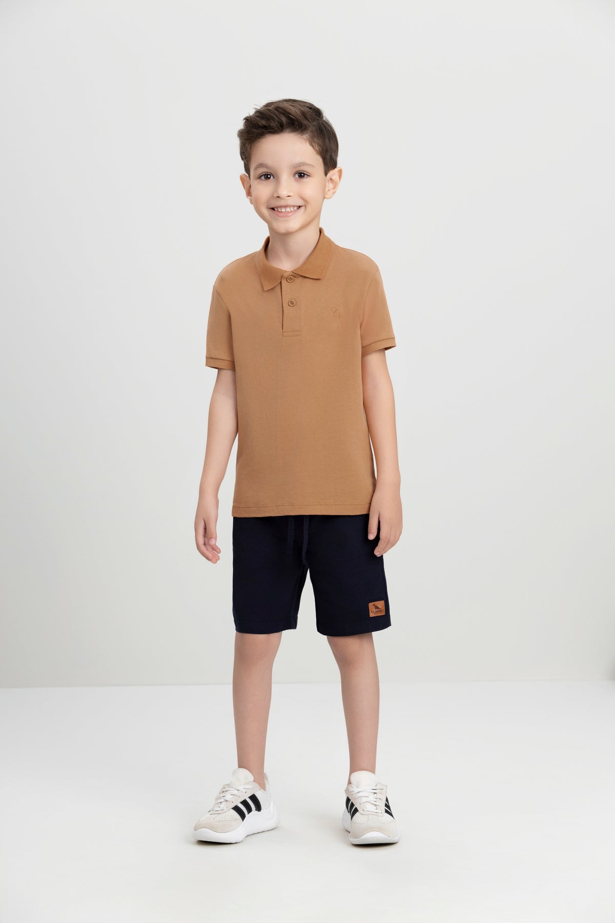 Camisa estilo polo negra niño Quimby 34481-008910