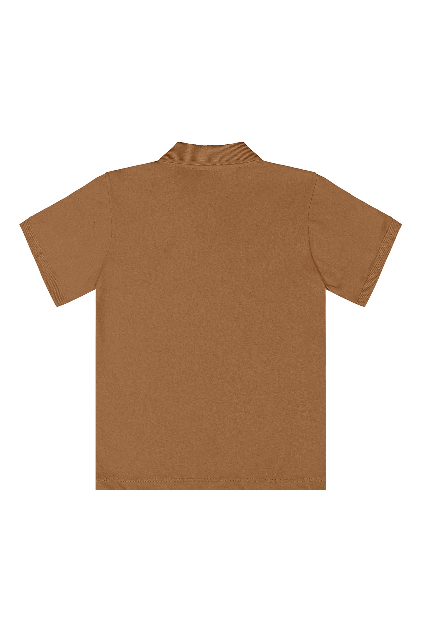 Camisa polo café oscuro niño Quimby 34481-171044