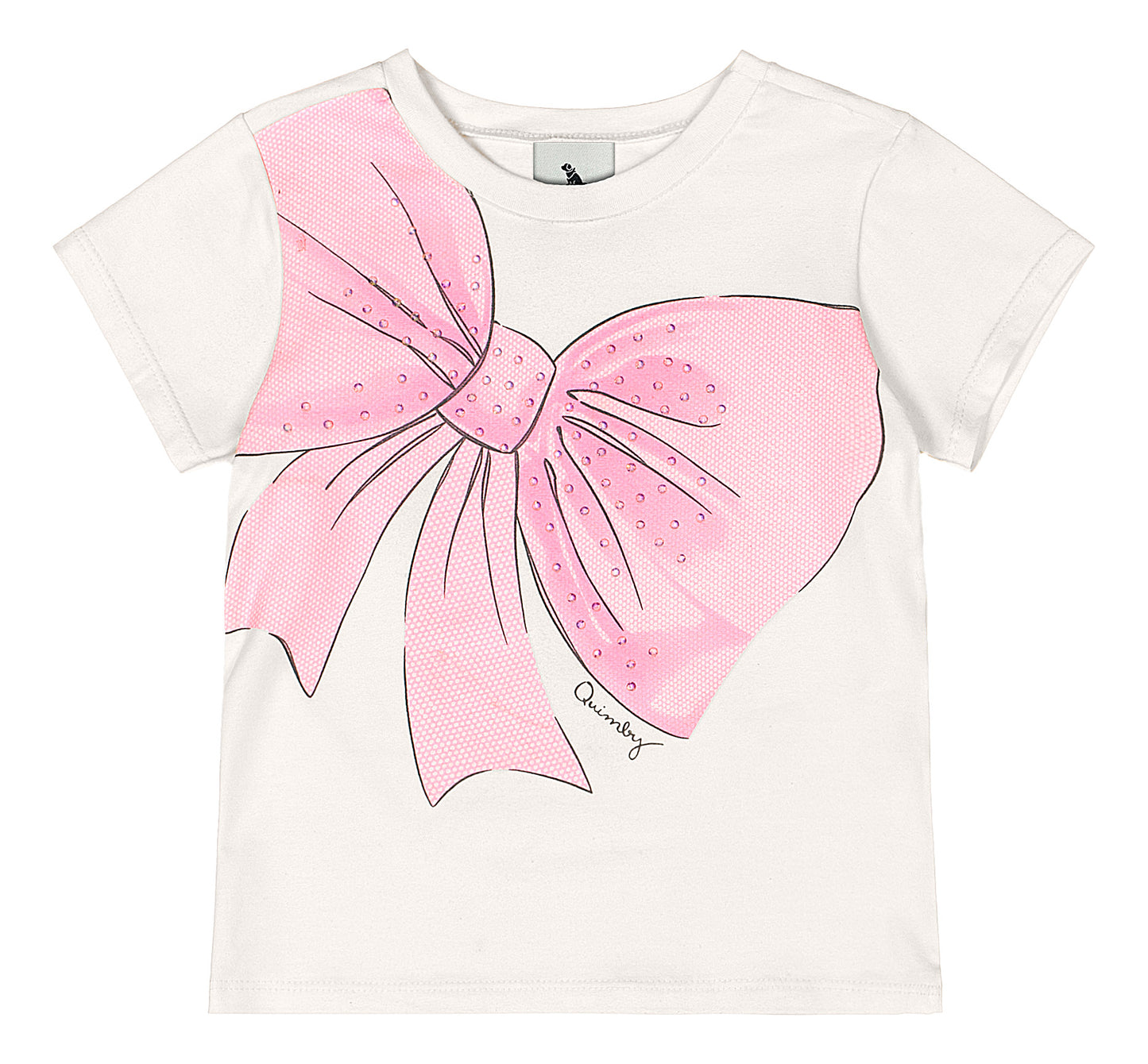 Set conjunto 2 piezas tutu Quimby blanco y rosado niña 34565-000106