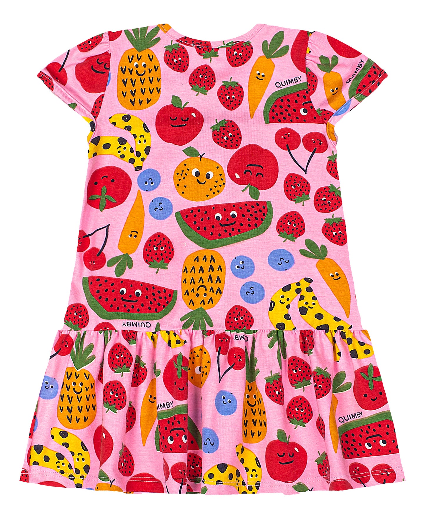 Vestido frutas rosado bebe niña Quimby 34567-AB2365