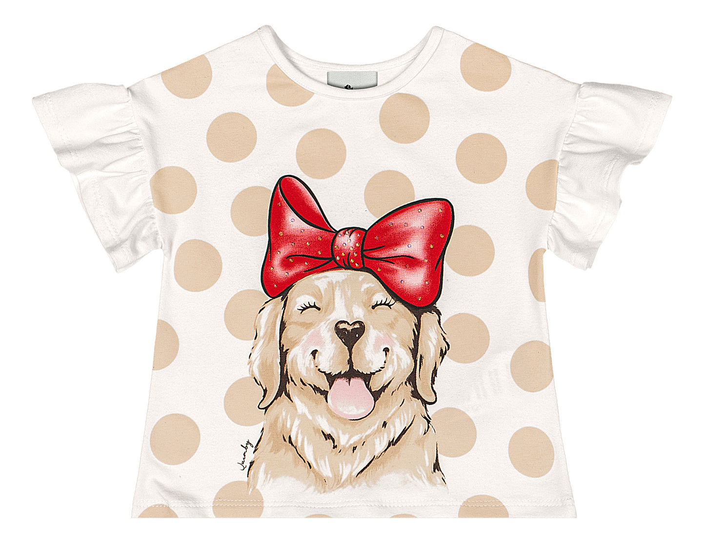 Set conjunto rojo perrito chongo niña Quimby 34568-000271