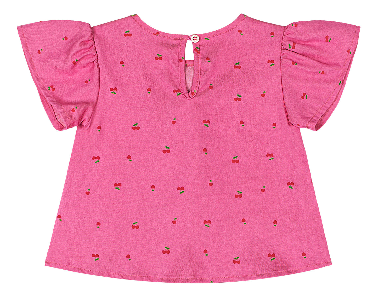 Set conjunto rosado blonda bebe niña Quimby 34575-BOL201