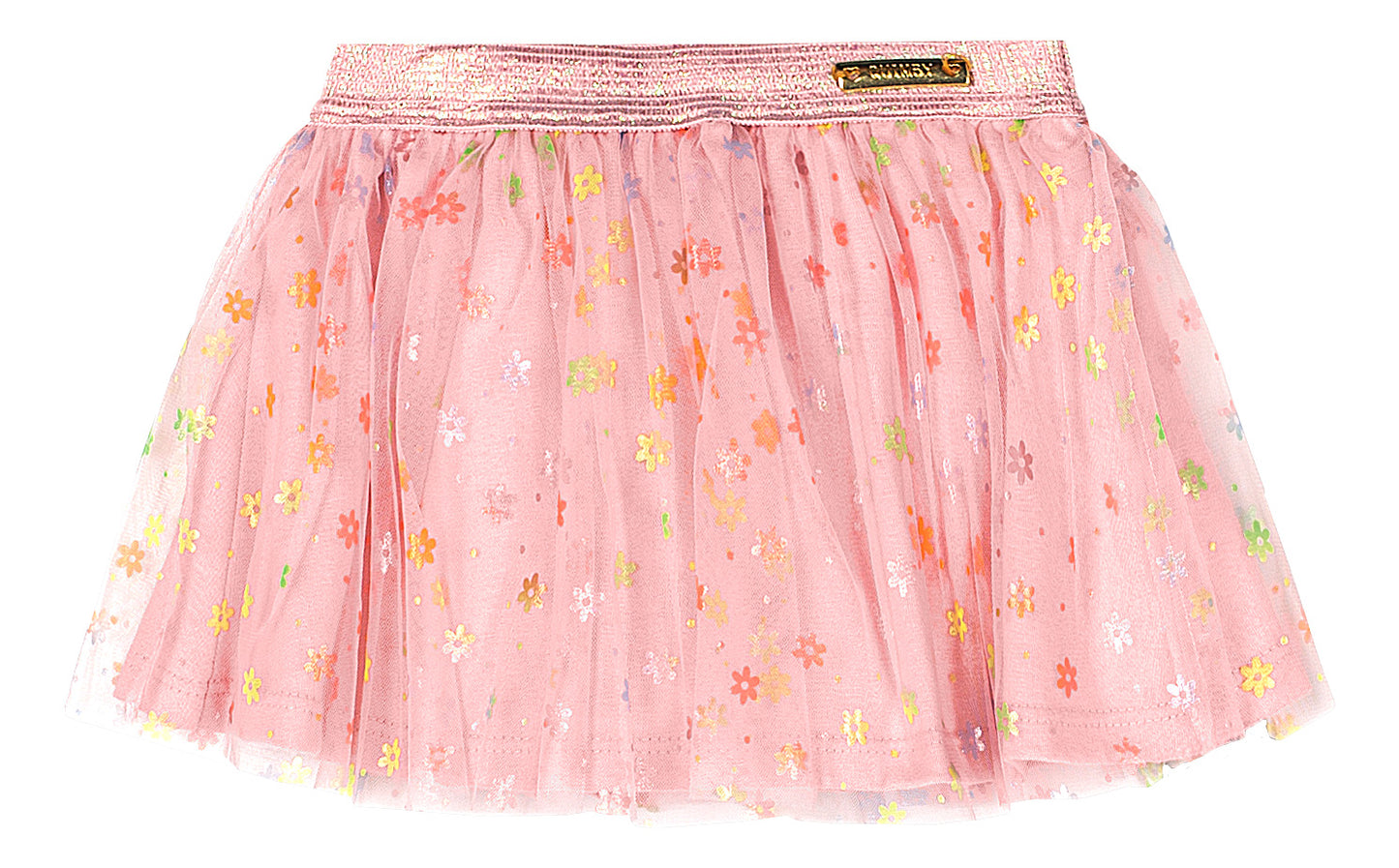 Set conjunto arcoiris tutu blanco rosado niña Quimby 34582-000106