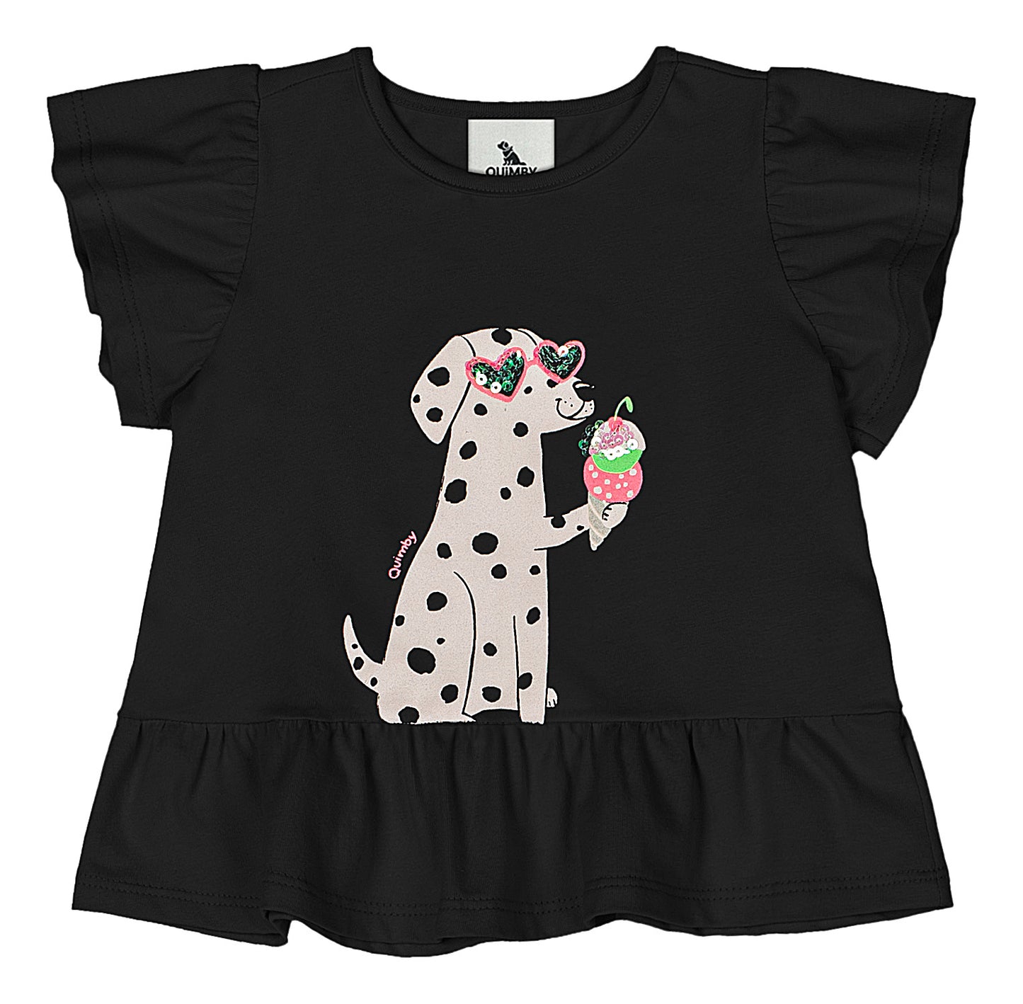Set conjunto negro perro niña Quimby 34583-008910