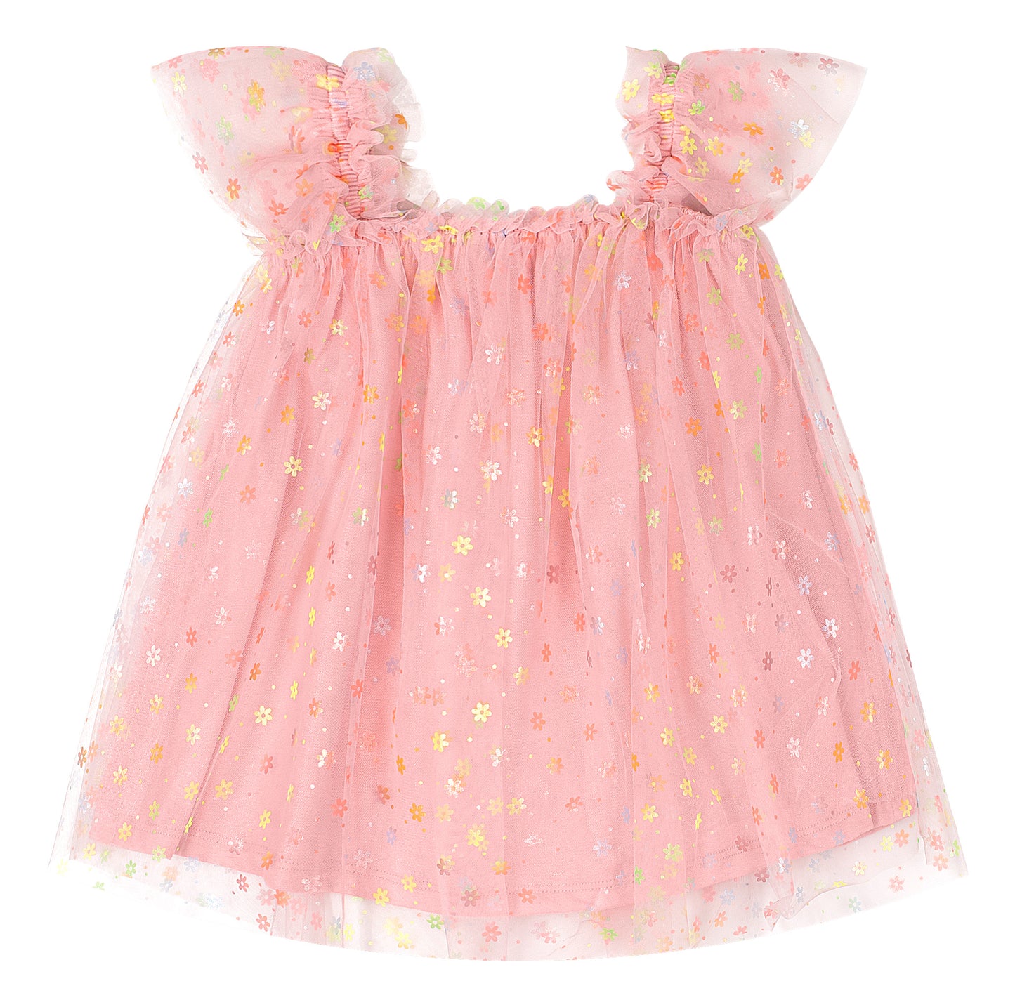 Vestido rosado gala niña Quimby 34588-131906