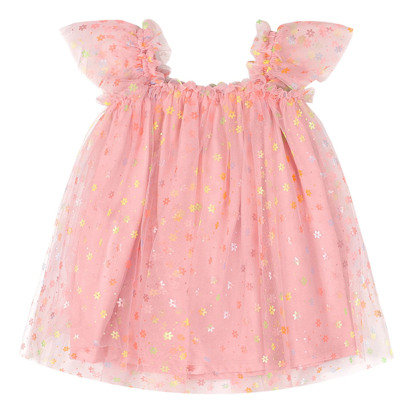 Vestido rosado gala bebe niña Quimby 34588-131906
