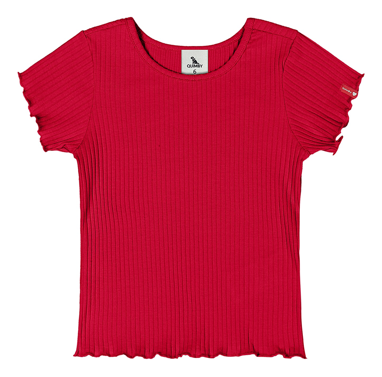Camisa blusa roja niña Quimby 34593-191763