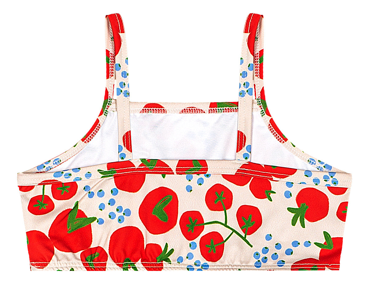 Set traje de baño 2 piezas cereza rojo Quimby niña 34599-SB0512