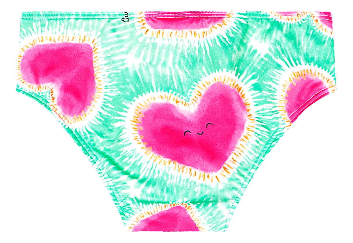Set traje de 2 piezas baño corazon niña Quimby 34602-SB0513