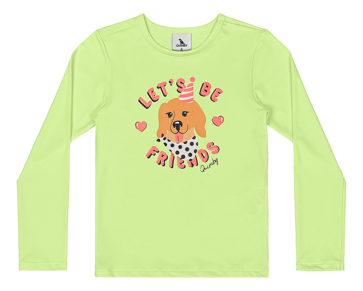 Set traje de baño 2 piezas perrito verde Quimby niña 34603-130220