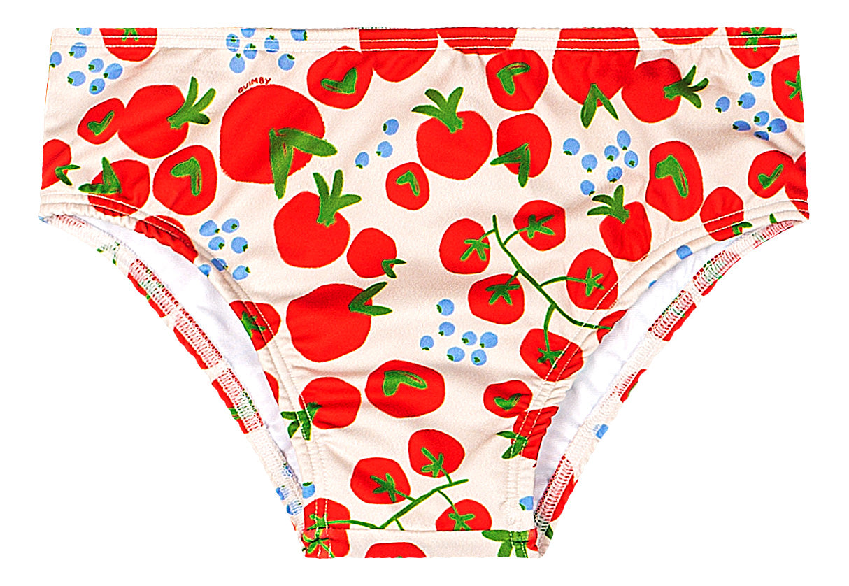 Set traje de baño 2 piezas cereza niña rojo Quimby 34603-191763