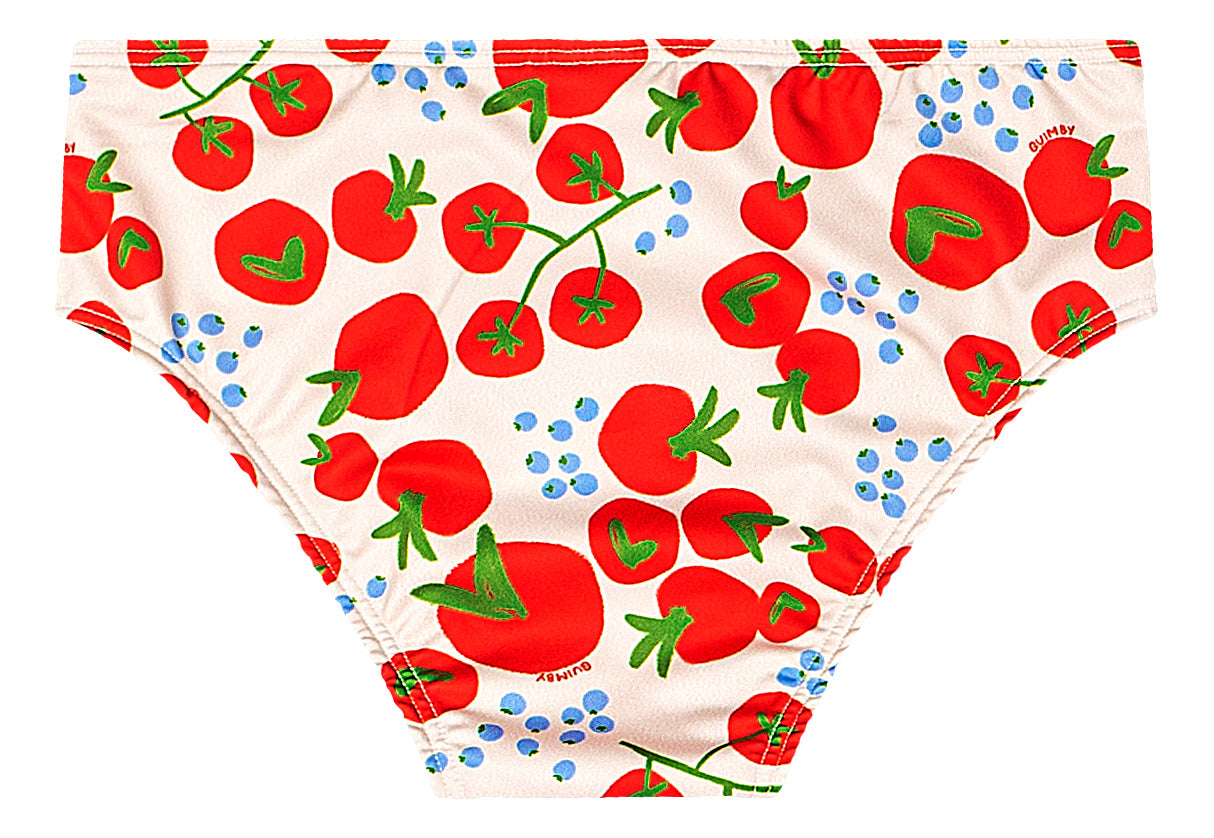 Set traje de baño 2 piezas cereza niña rojo Quimby 34603-191763