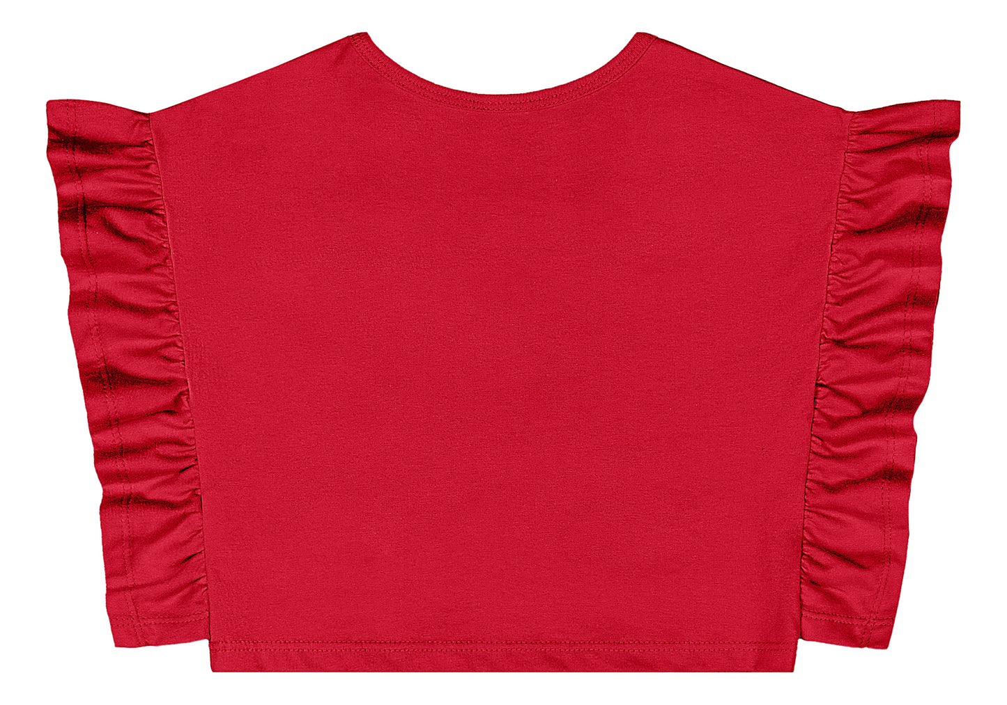 Camisa blusa roja niña revuelos Quimby 34617-191763