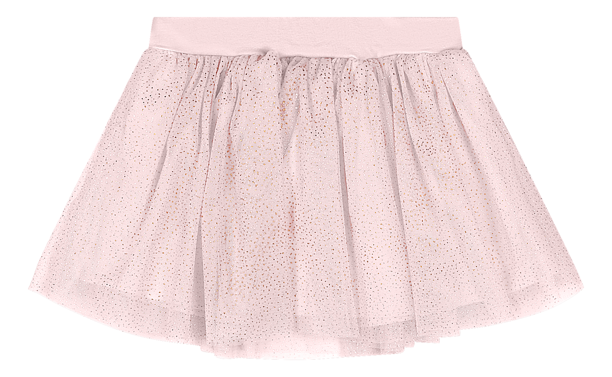 Set conjunto camisa blanca falda short rosada tutu niña Quimby 35238-000106