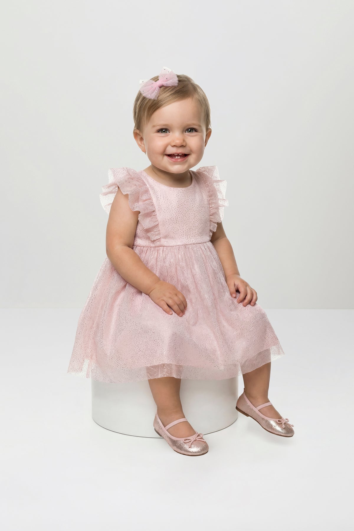 Vestido rosado bebe niña Quimby 35254-112511