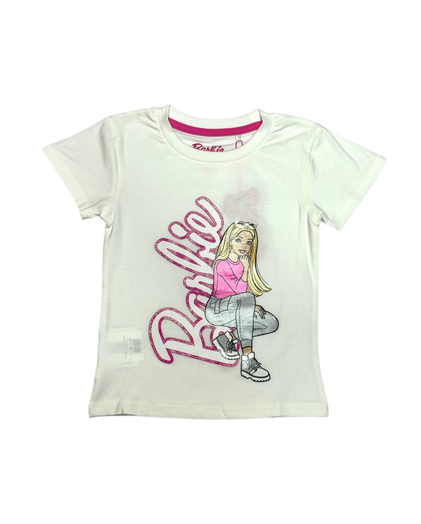 Camisa blanca niña Barbie Disney BA-90006